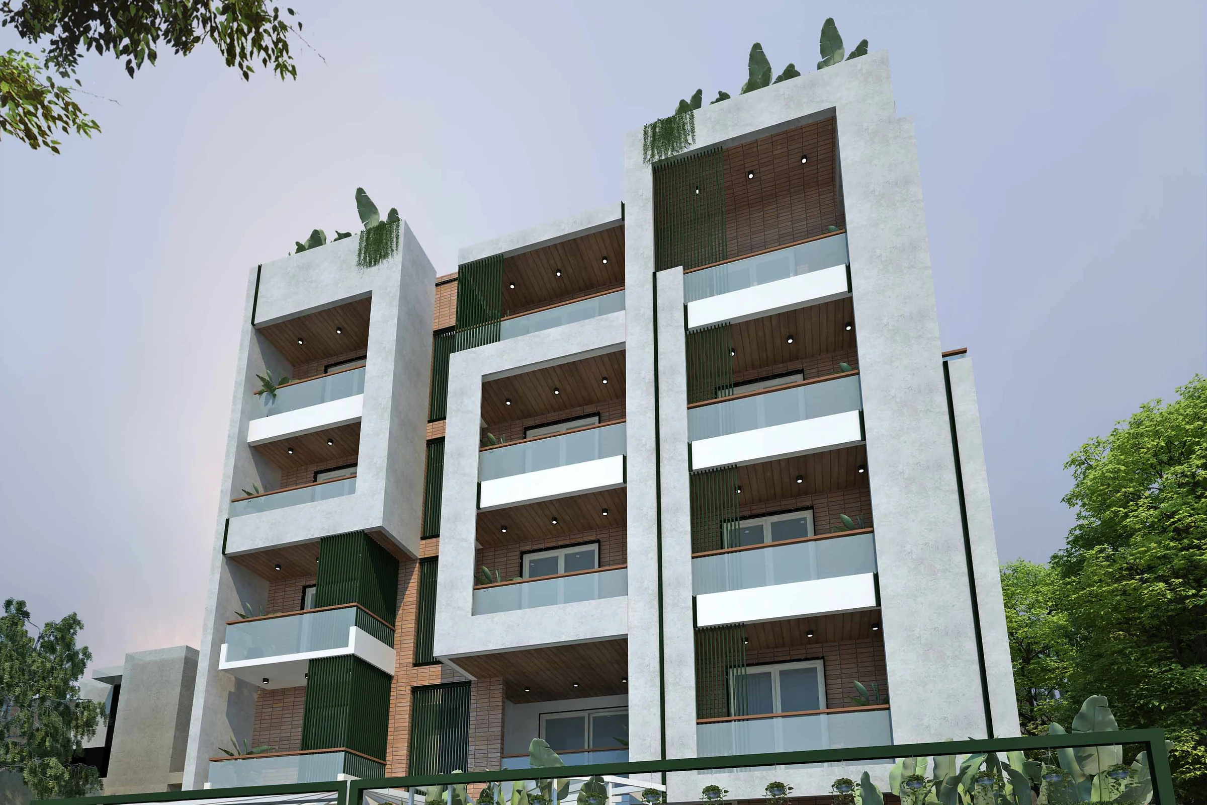 Inclover Willow Tree villa apartments by Unitz Dezignz