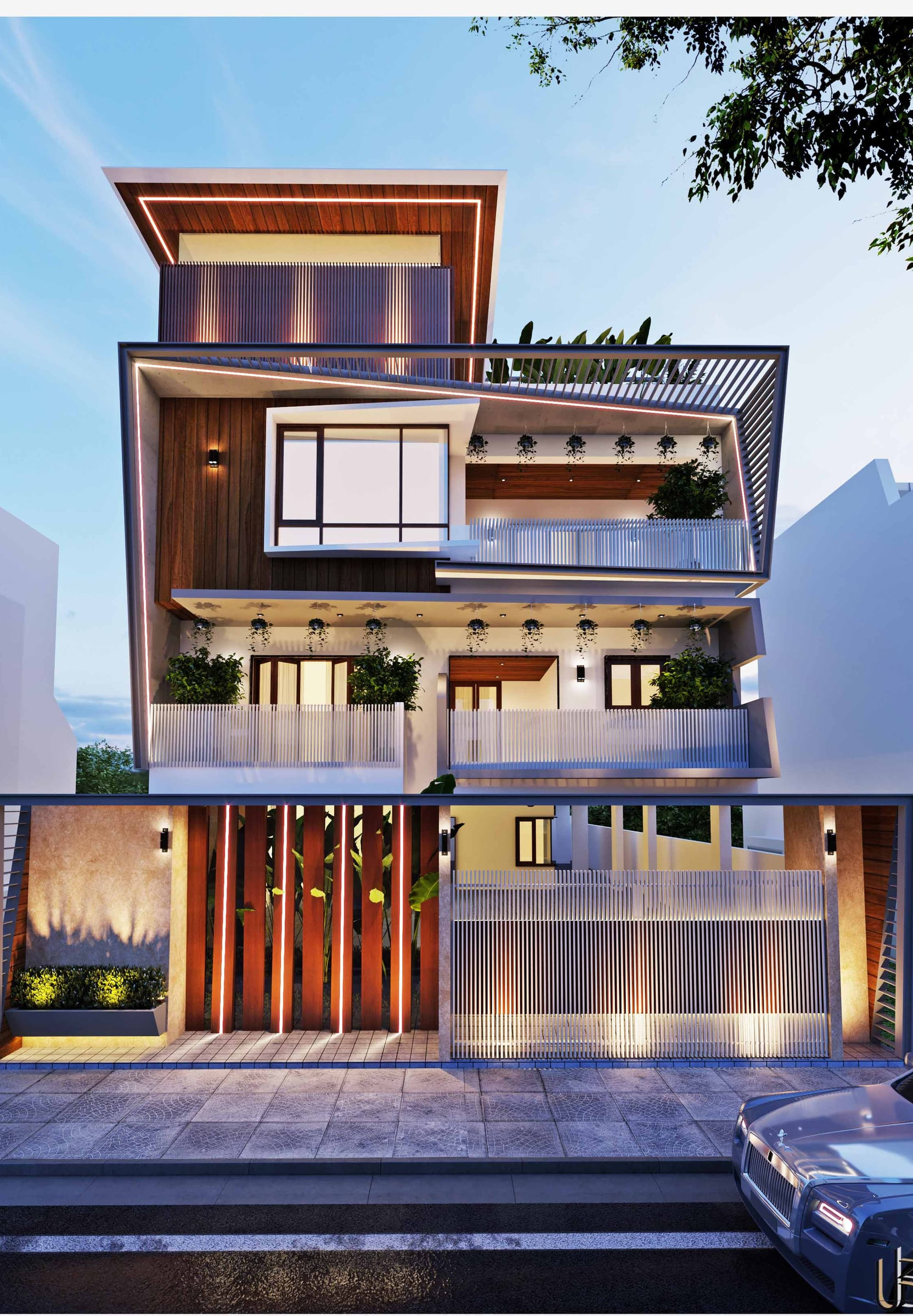 Abdul Kareem Residence Louver Screen
