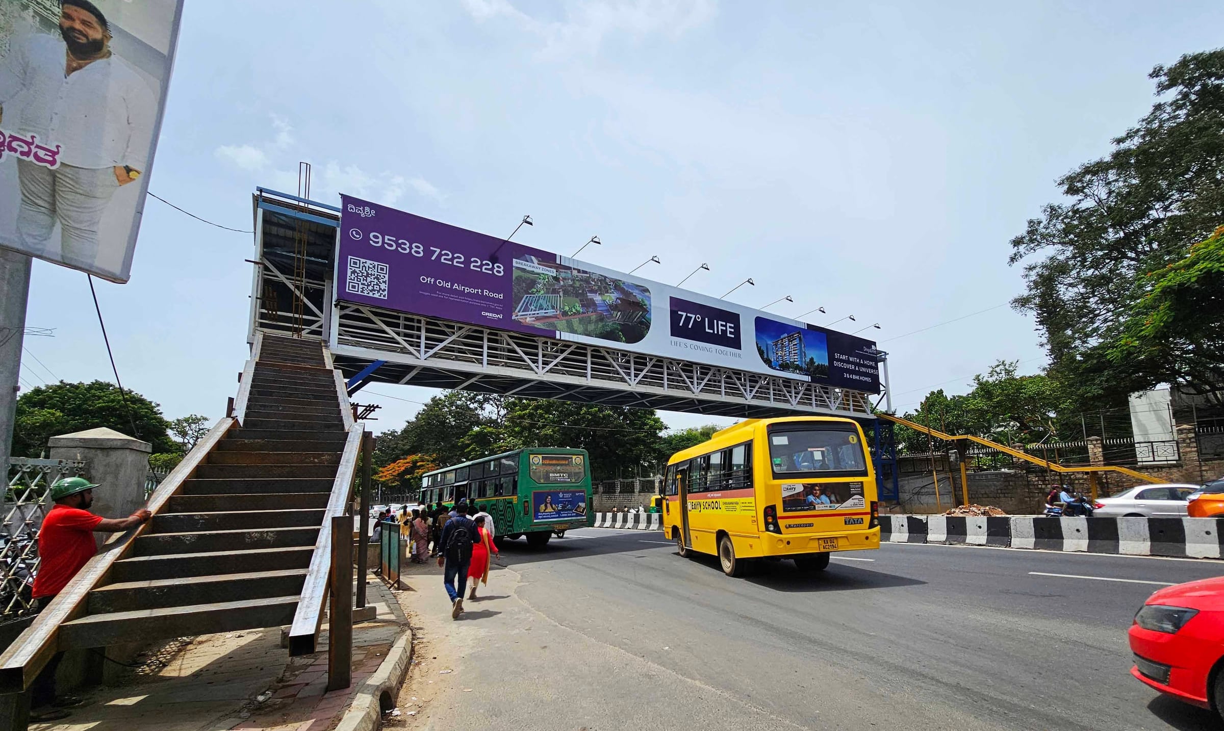 BBMP Skywalk Night Illumination