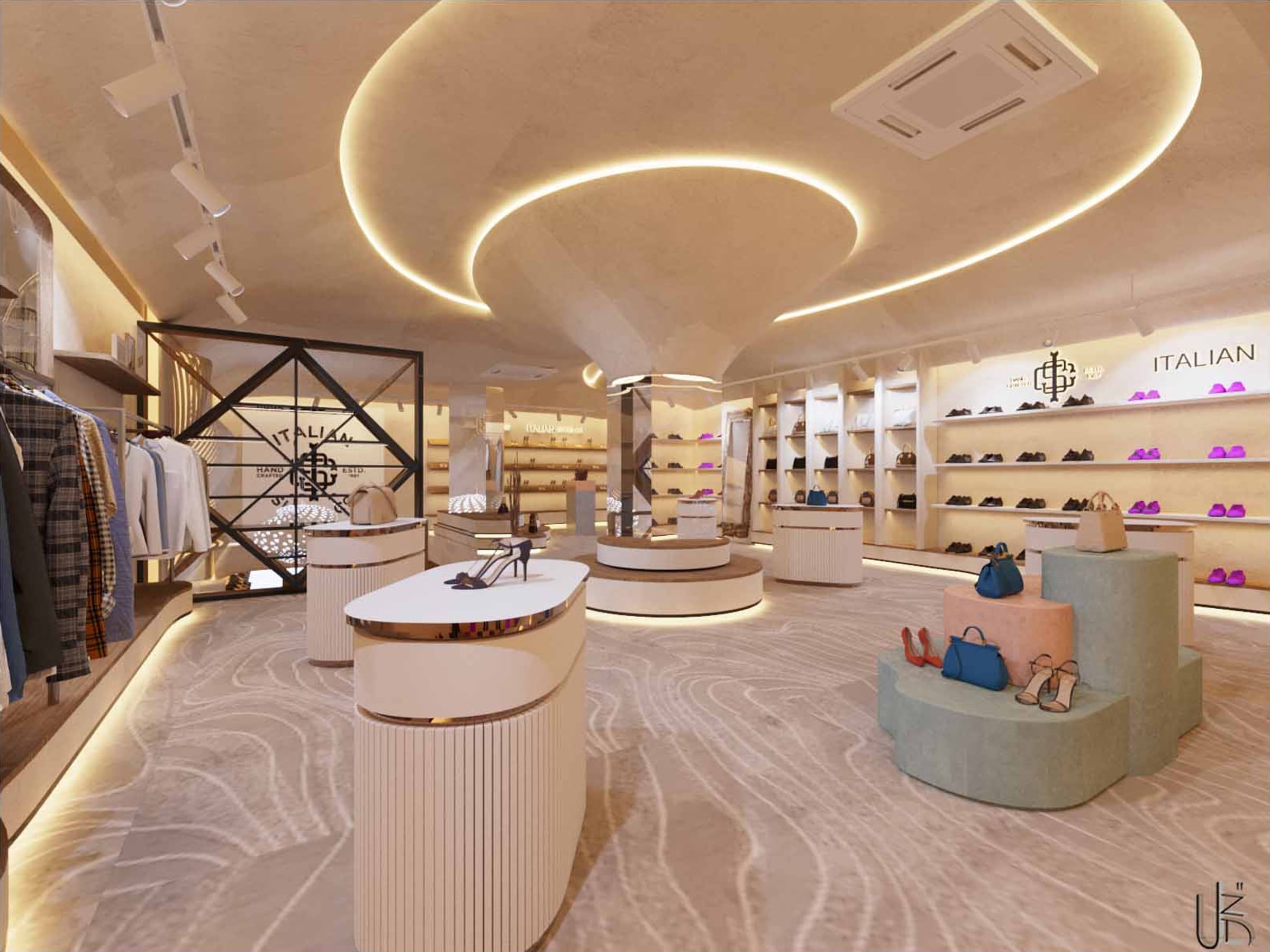 Brigade Road Shoe Store Lounge & Fitting Area