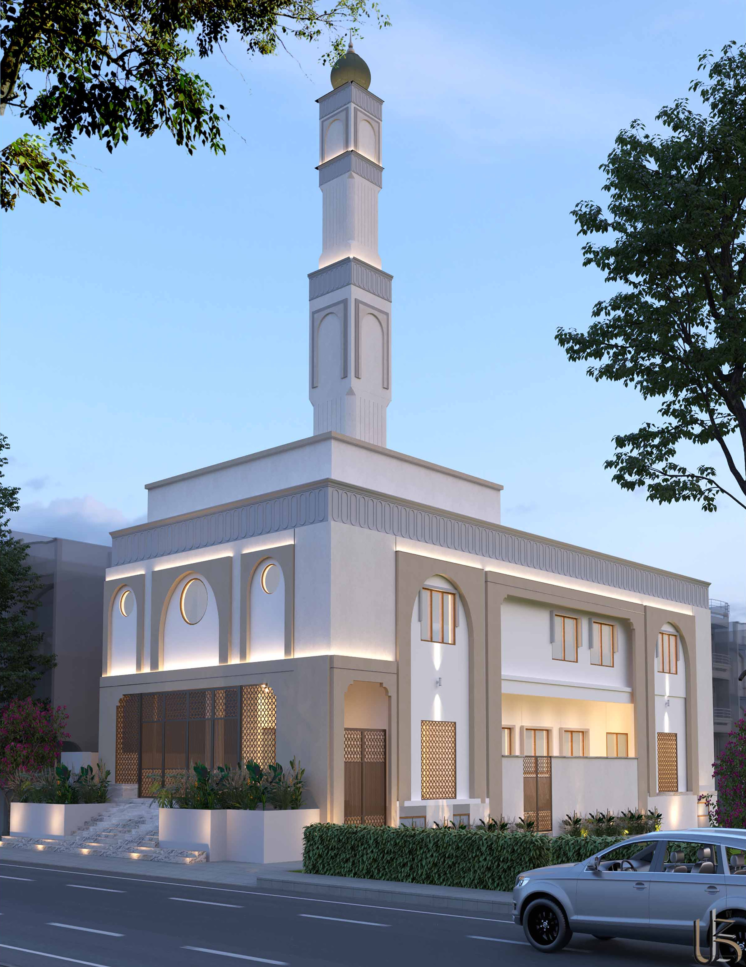 Masjid Wafa Daytime Elevation