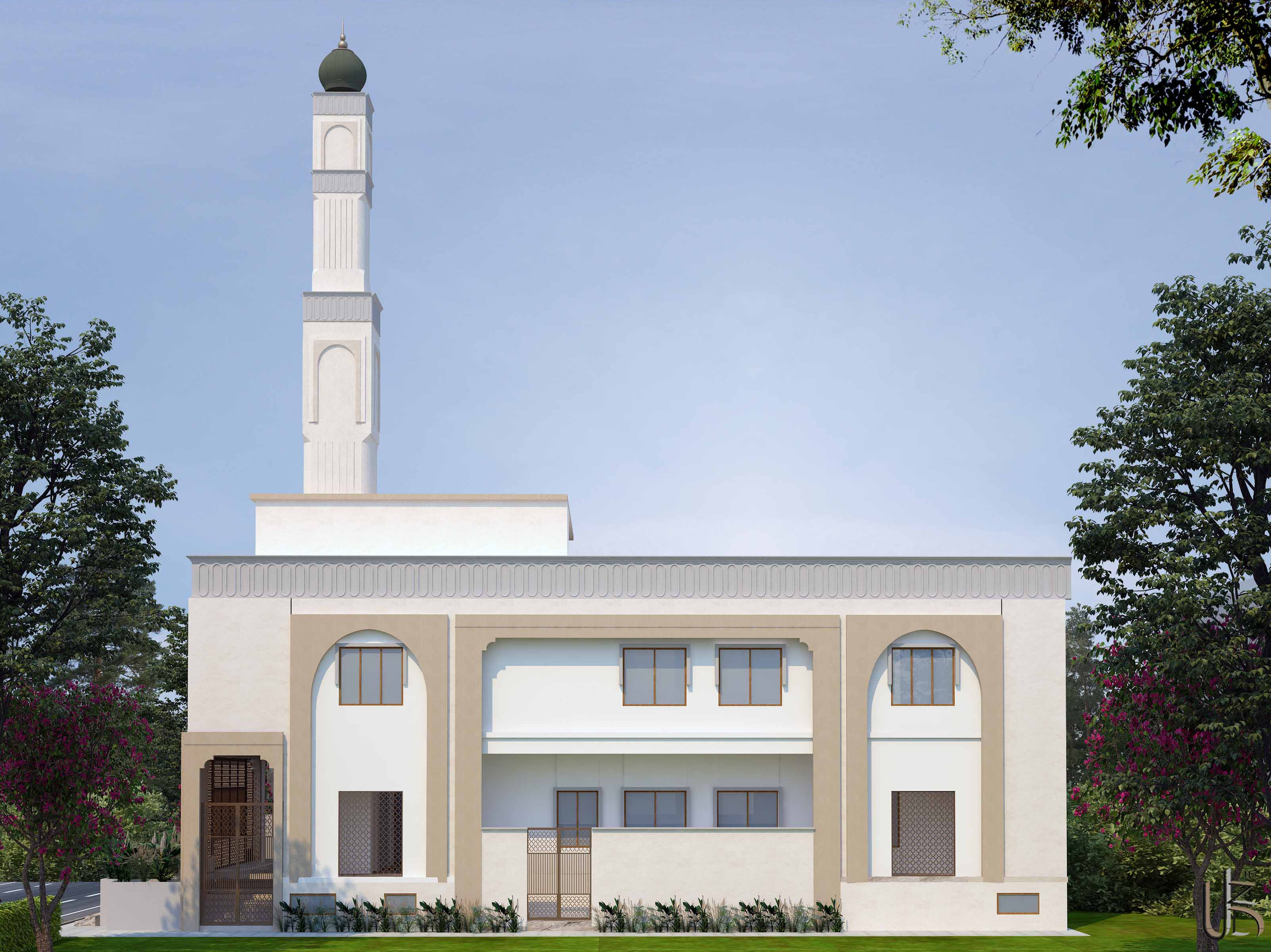 Masjid Wafa Prayer Hall Interior