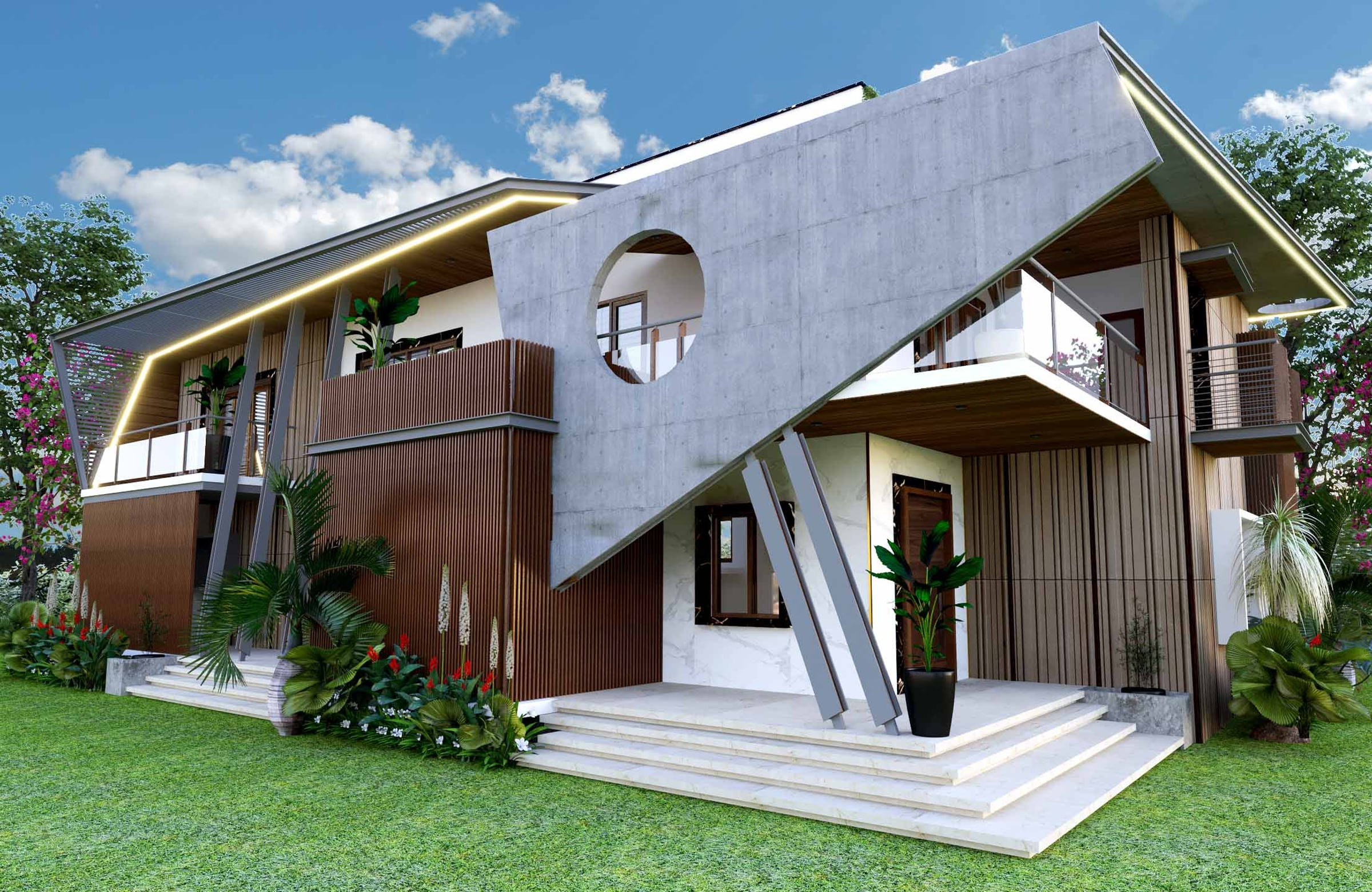 Ovais Bungalow Signature Facade
