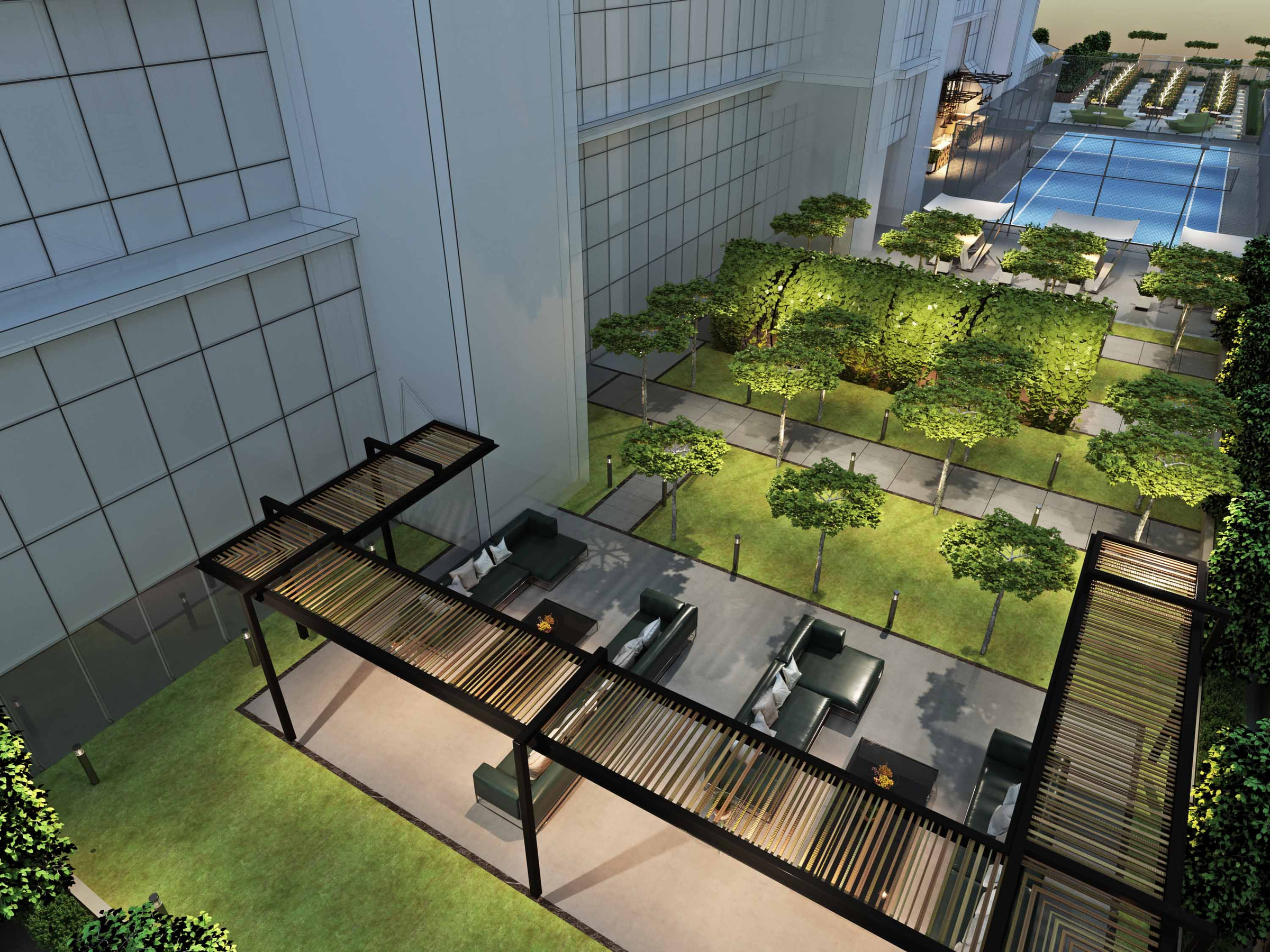 Makkah Development Retail Atrium Perspective