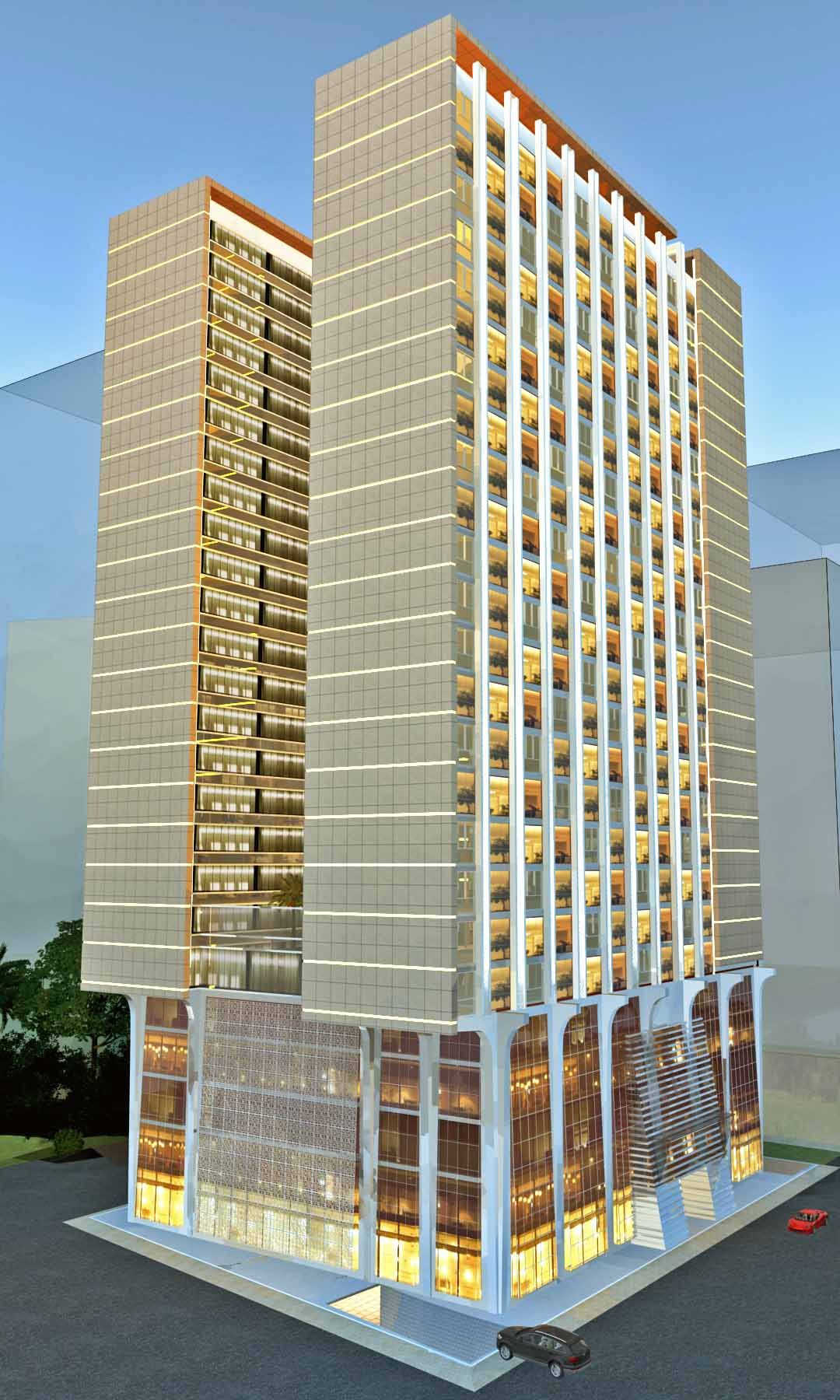 Makkah Development Roof MEP Layout