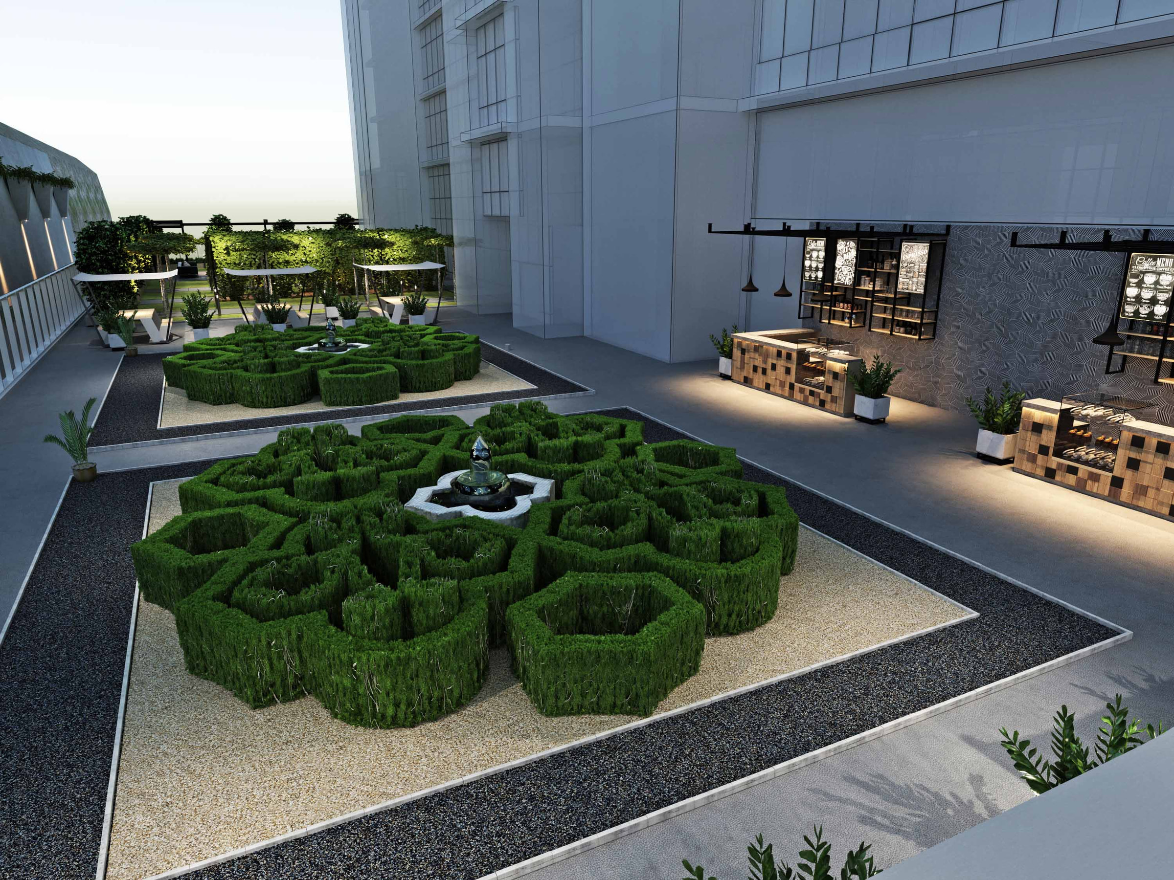 Makkah Development North Elevation Drawing