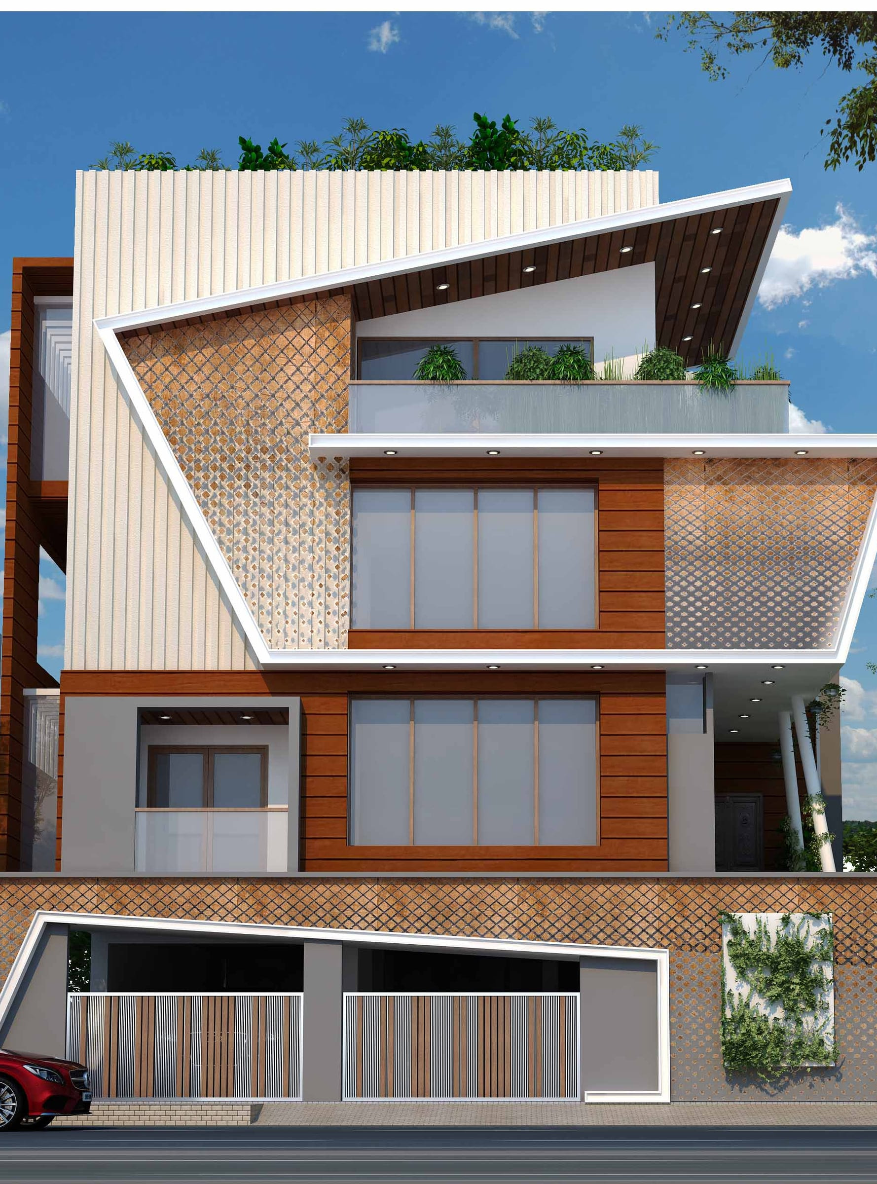 Shantinagar Residence Living Zone