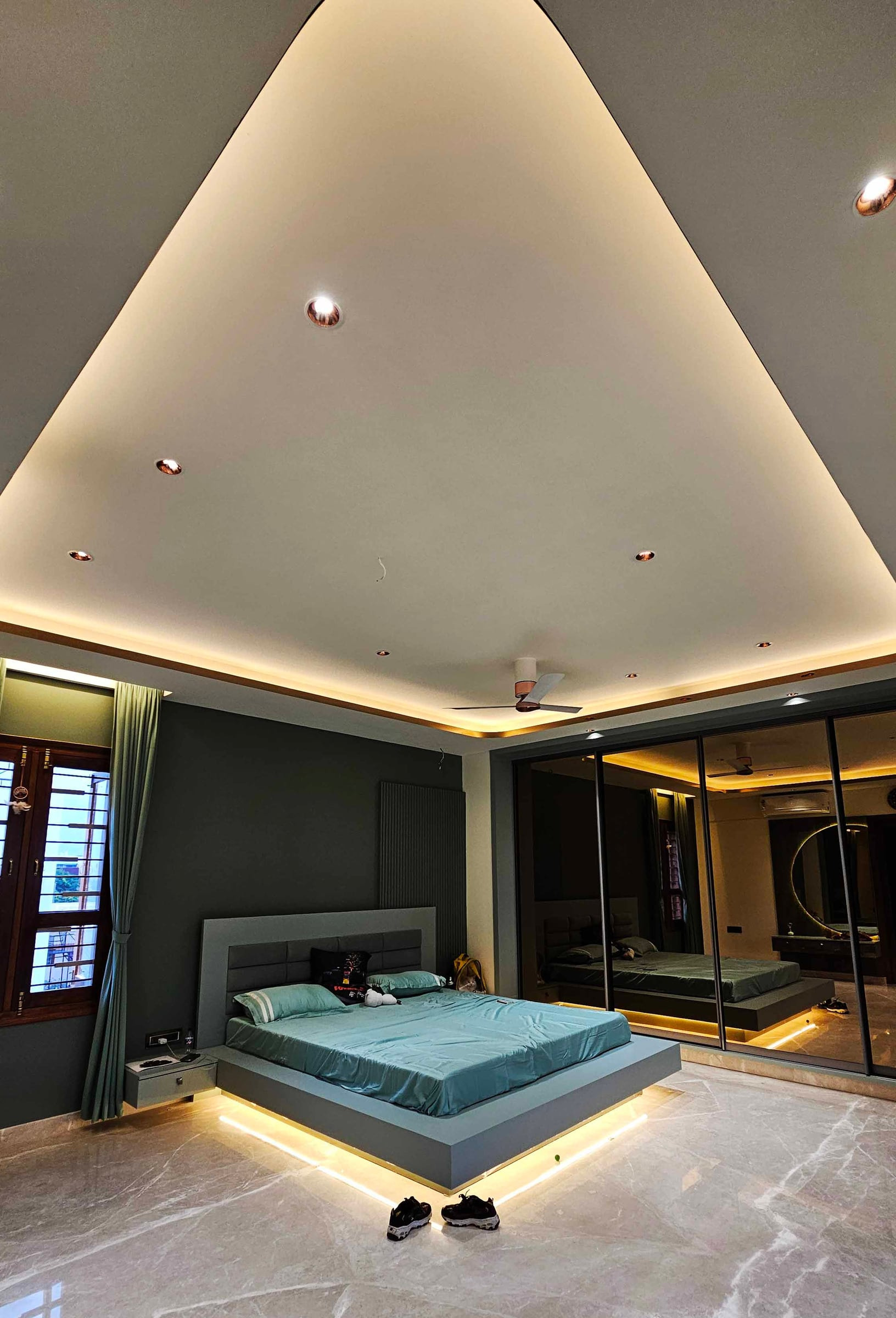 Sheabaz Residence Night Elevation
