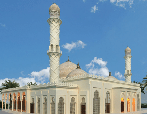 Mosque in Saudi Arabia : Unitz Dezignz